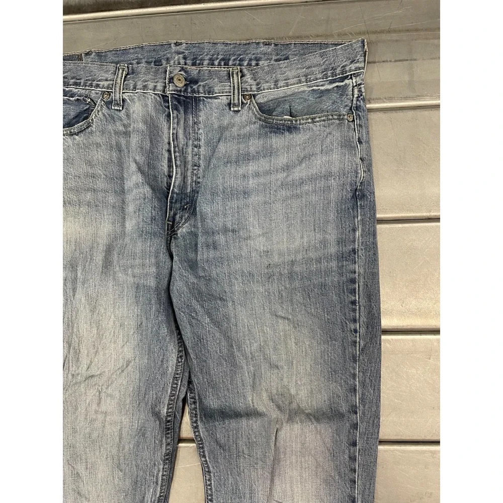 Levis 514 Jeans Mens‎ 38X32 Blue Medium Wash Denim Slim Straight 100% Cotton